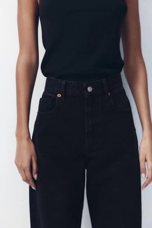 Джинсы с высокой посадкой TRF WIDE LEG- Заказать в России