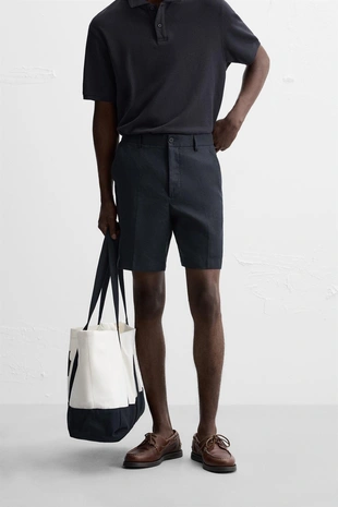 Шорты из 100% льна - Заказать в России