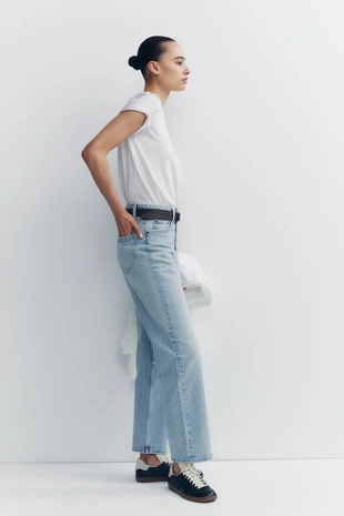 Light blue | 2569/047/406 - Zara Джинсы TRF MOM FIT HIGH WAIST