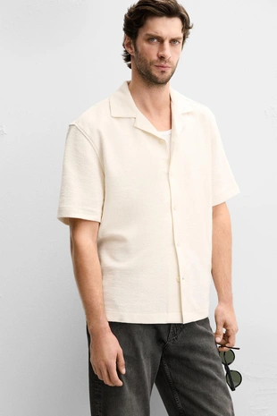 Рубашка с текстурой- Заказать в России