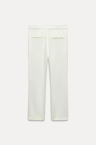 Мини-брюки с расклешенными штанинами