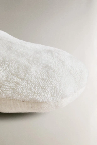 Детская подушка-облако из муслина с искусственным мехом- Заказать в России