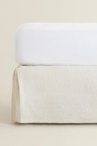 Простынь FADED LINEN VALANCE SHEET- Заказать в России