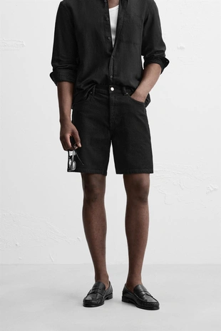 Джинсовые шорты REGULAR FIT- Заказать в России