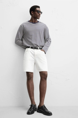 Джинсовые шорты REGULAR FIT- Заказать в России