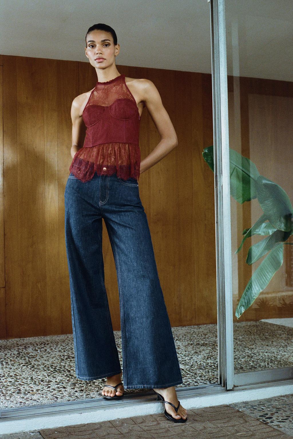 その他 Ura_m ZW COLLECTION ストライプ柄ミディスカート - ストライプ | ZARA