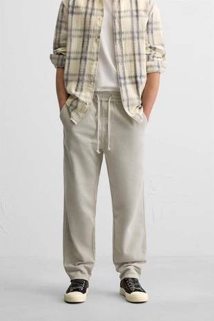 Хлопково-льняные брюки- Заказать в России