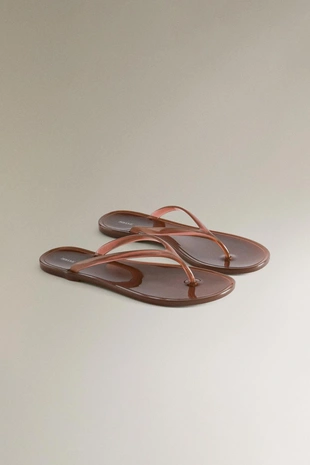 Плоские сандалии из джелли- Заказать в России