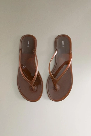 Плоские сандалии из джелли- Заказать в России