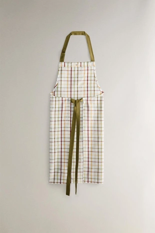 Фартук из хлопка с красочной нитью- Заказать в России