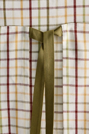 Фартук из хлопка с красочной нитью- Заказать в России