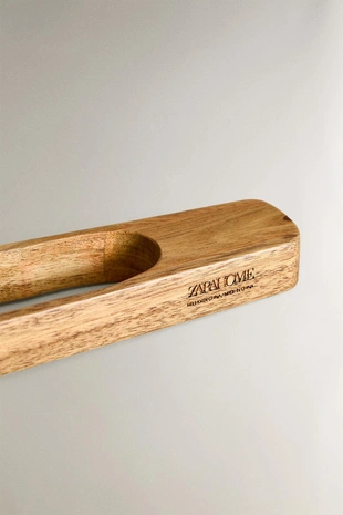 Силиконовые щипцы с деревянной ручкой- Заказать в России