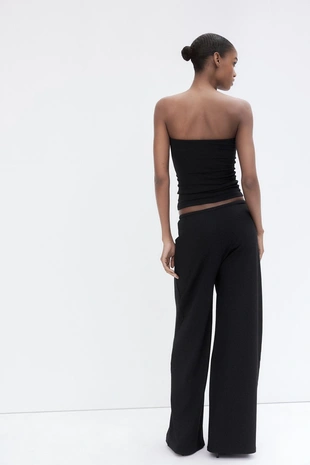 Брюки STRAIGHT-LEG из рельефной ткани