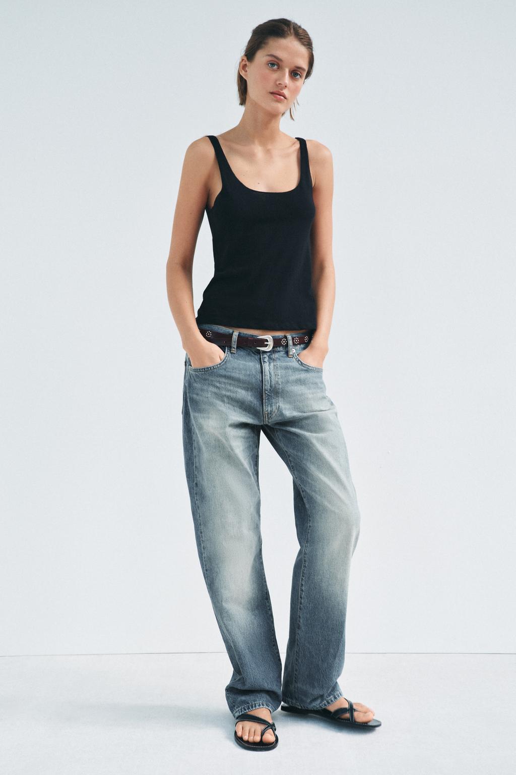 Y☆S Zara Джинсы baggy с низкой посадкой — zw collection - Цвет
