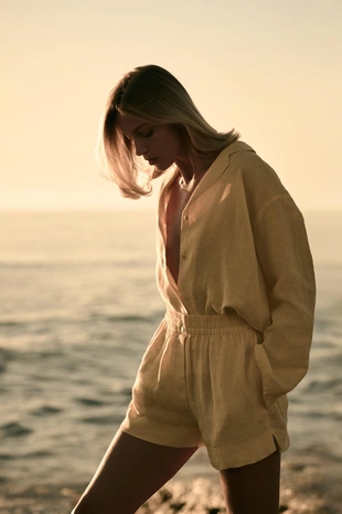 Шорты из 100% льна — ZW COLLECTION- Заказать в России