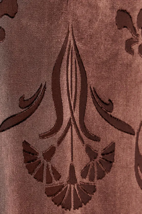 ПЛАТЬЕ С ВЫШИВКОЙ И БАХРОМОЙ — ZW COLLECTION