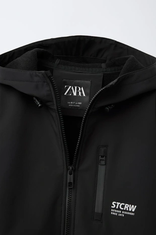 Куртка WATER REPELLENT из высокотехнологичной ткани с капюшоном - Заказать в России