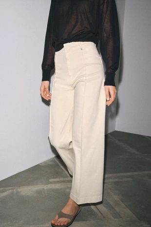 Джинсы WIDE LEG с высокой посадкой — ZW COLLECTION