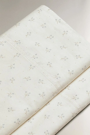 CHILDREN'S MINI FLOWER COTTON FLAT SHEET- Заказать в России