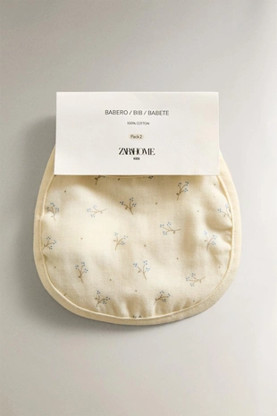 CHILDREN'S MINI FLOWER BIB (PACK OF 2)- Заказать в России
