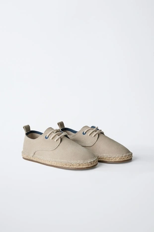 Туфли DERBY из кожи джута - LIMITED EDITION - Заказать в России