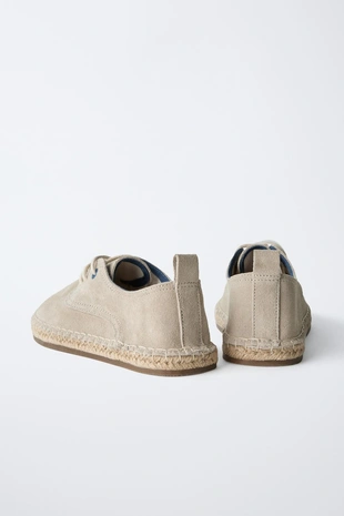 Туфли DERBY из кожи джута - LIMITED EDITION- Заказать в России