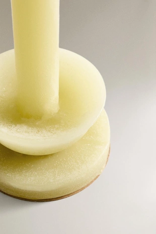 Декоративная свеча с подсвечником- Заказать в России