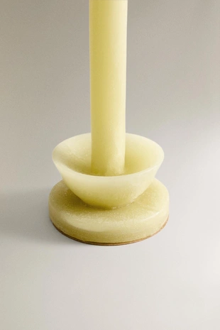 Декоративная свеча с подсвечником- Заказать в России