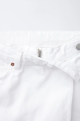 Базовая джинсовая юбка-шорты- Заказать в России