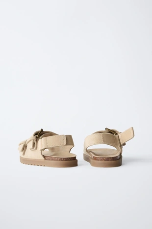 Кожаные сандалии с пряжками- Заказать в России