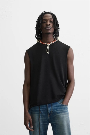 Купить Zara Трикотажный топ без рукавов