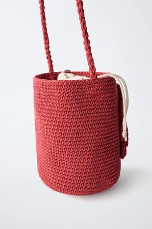 Сумка из кружева кроше с цветком- Заказать в России