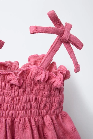 Pink | 4805/501/926 - Zara Боди с цветочнойвышивкой