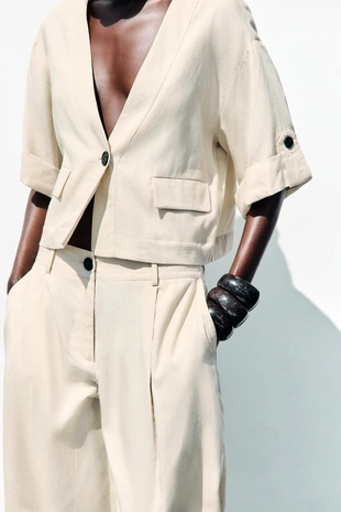 Кардиган с подворачиваемыми рукавами- Заказать в России