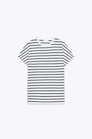 Футболка со спущенными плечевыми швами- Заказать в России