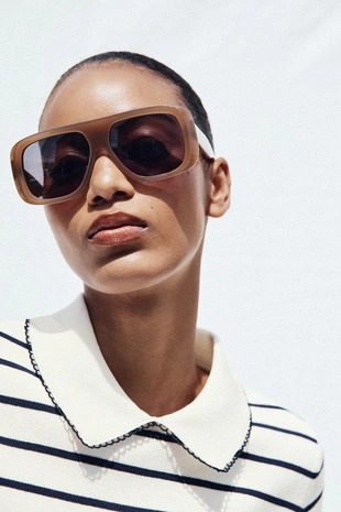 Трикотажный топ с окантовкой- Заказать в России