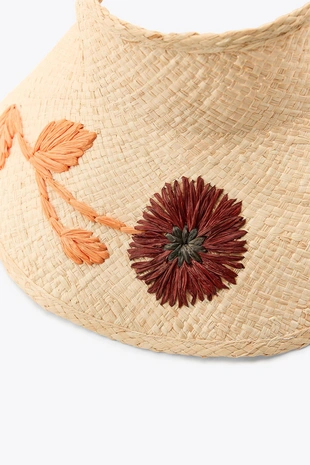 Плетеный козырек с цветами- Заказать в России