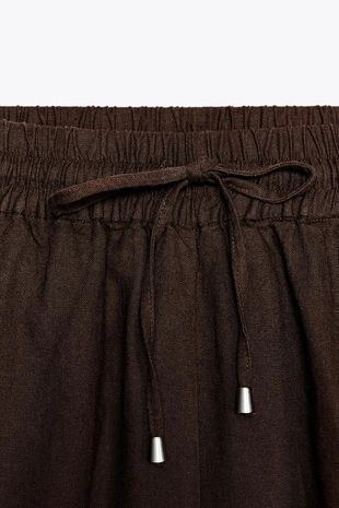 Шорты-боксеры из смесового льна