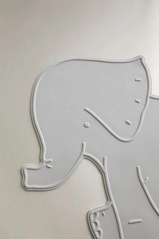 CHILDREN'S SILICONE ELEPHANT PLACEMAT- Заказать в России