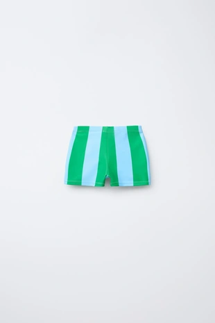 Плавки в полоску и цвет лимона для мальчиков от 3 до 6 лет - Заказать в России