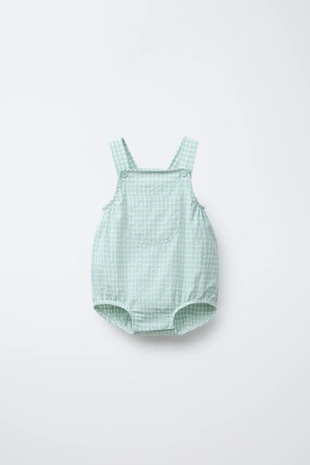 Sea green | 6061/454/982 - Zara Комбинезон в клетку GINGHAM