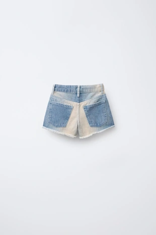 Джинсовые шорты с необработанными кромками- Заказать в России