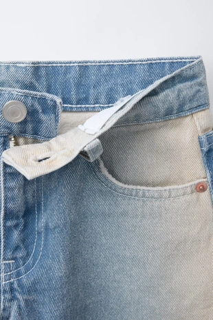 Джинсовые шорты с необработанными кромками- Заказать в России