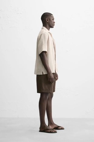 Рубашка JACQUARD с геометрическим узором