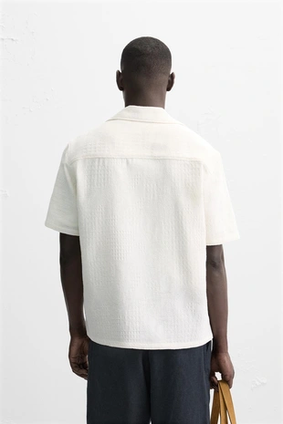 Жаккардовая рубашка RELAXED FIT- Заказать в России