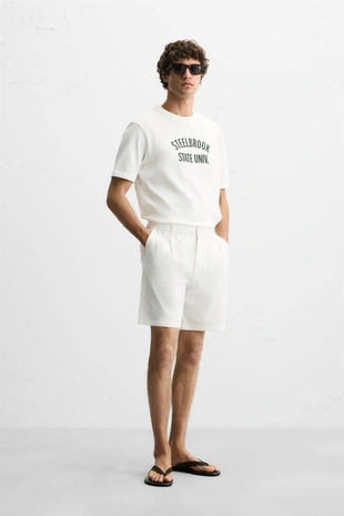 Футболка в рубчик с надписью- Заказать в России