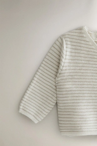CHILDREN'S COTTON AND SILK CARDIGAN- Заказать в России