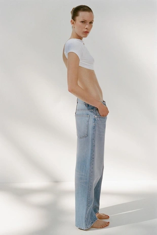 Джинсы TRF BAGGY BALLOON со средней посадкой- Заказать в России