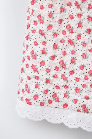 Брюки-кюлоты с цветочным узором- Заказать в России