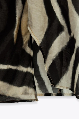 Парео из ткани с принтом с узлом- Заказать в России